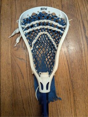 STX Amp Blue Aluminum Shaft Lacrosse Stick 41" AV8 Head – Used